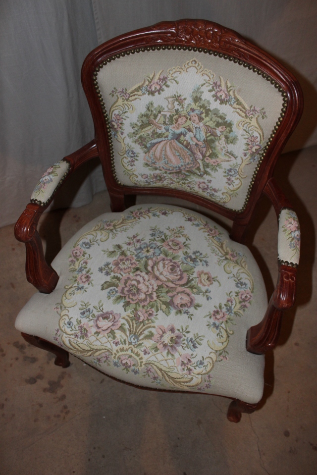 french chair before  @ Pivot~Paint~Create